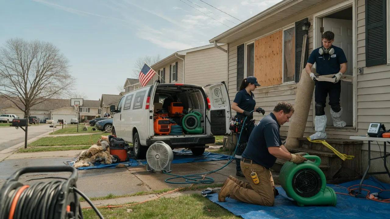 Water Damage Restoration in Flat Rock, MI near me